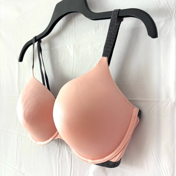 NWOT Victoria's Secret Light Pink Padded Perfect Coverage Bra SZ 34DD - Picture 12 of 13
